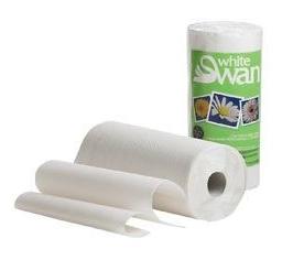 White Swan Kitchen Towel - Click Image to Close